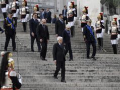 25 Aprile, Mattarella depone corona di fiori all’Altare della Patria