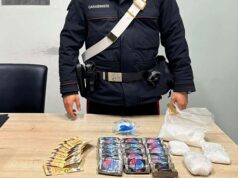 Giovane arrestato dai carabinieri di Crevalcore, trovato con 2,8 kg tra hashish e ketamina