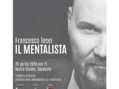 Da domani le prenotazioni per “Il Mentalista”, lo spettacolo di Francesco Tesei previsto al Carani il 20 aprile
