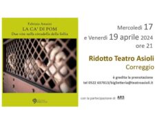 Due appuntamenti tra letture, recitazione e danza contemporanea all’Asioli di Correggio