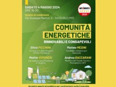 Sabato a Sassuolo l’incontro “Comunità energetiche: rinnovabili e consapevoli”