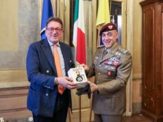 Il Sindaco ha accolto in Municipio il Capo di Stato Maggiore Generale di Corpo d’Armata Carmine Masiello