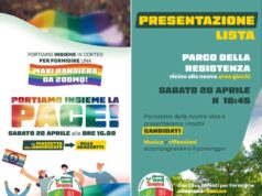 Sabato corteo per la pace e presentazione della lista dei candidati di AVS Formigine