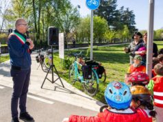 Inaugurato oggi il primo tratto della superciclabile sud di 3,7 chilometri, che collega Rivalta a via Premuda