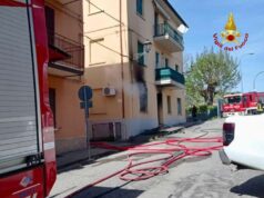 Incendio di un’abitazione ieri a Borgo Tossignano