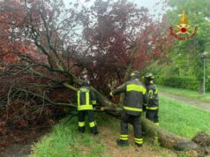 Una trentina gli interventi dei Vigili del fuoco di Modena in tutta la provincia