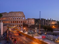 Metro C Roma, sindaco New York visita stazione Colosseo-Fori Imperiali