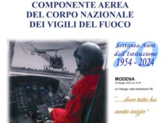 Cerimonia di commemorazione dei 70 anni di istituzione della Componente Aerea dei Vigili del Fuoco
