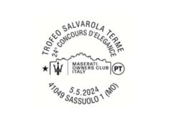 A Sassuolo disponibile l’annullo filatelico dedicato al 24° Concours d’Elegance Trofeo Salvarola Terme