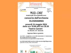 “MUSI-CARE – musica per chi si prende cura” venerdì 24 maggio al Teatro Carani