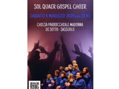 Il Sol Quair Gospel Choir sabato a Sassuolo presso la Chiesa Parrocchiale Madonna di Sotto