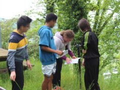 Gli studenti dell’IC Bismantova alla ricerca delle lanterne dell’orienteering