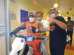 Una moto per regalare un sorriso ai pazienti pediatrici del Policlinico di Modena