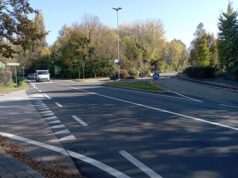 Attraversamenti pedonali sicuri e semaforo all’incrocio di Cibeno