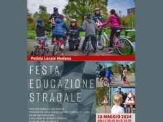 Sabato al parco della Repubblica di Modena educazione stradale in festa