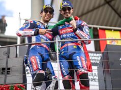 Bagnaia sul gradino più alto del podio al Mugello, Bastianini conquista il secondo posto all’ultima curva