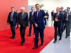 Il Presidente Mattarella in visita al nuovo e-building della Ferrari a Maranello