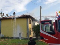 Incendio oggi pomeriggio in una abitazione a Finale Emilia