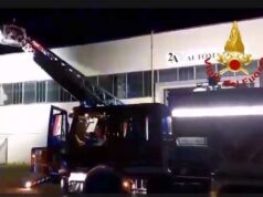 Incendio nel capannone di un’azienda a Fiorano Modenese