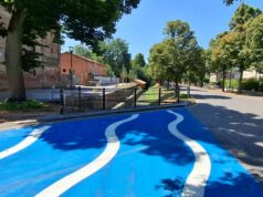 Lo storico canale tombato di Medicina ora è riconoscibile mediante le “onde blu”