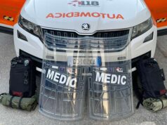 La squadra del Soccorso Tattico del 118 di Modena al G7 di Bologna