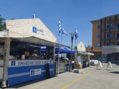 Street food greco in piazza a Fiorano Modenese