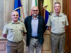 Modena, ricevuti in Municipio i vertici della Formazione Militare dell’Esercito