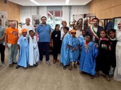 Visita dei bambini Sarahawi a Maranello