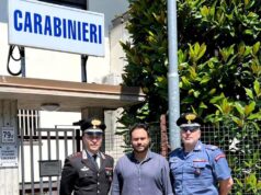 Il nuovo sindaco di Castelvetro Poppi incontra i comandanti dei carabinieri
