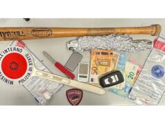 Due motocicli rubati recuperati dalla Polizia di Stato a Bologna assieme a droga e oggetti atti ad offendere