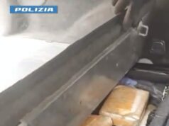 Trovato con oltre 10kg di cocaina, 58 arrestato per il reato di traffico e detenzione di droga