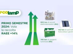 Ecolamp diffonde i dati di raccolta del primo semestre 2024