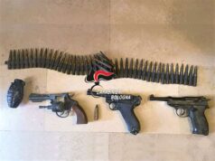 Una granata e altre armi in condominio: denunciato dai carabinieri della stazione di Bologna San Ruffillo