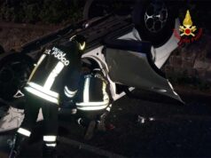 Auto si ribalta, due feriti a Castelnovo Monti