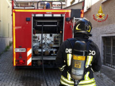 Incendio di un appartamento a Castelnovo Monti