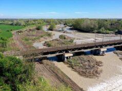 Nuova fase di lavori per aumentare il volume della cassa di espansione del Secchia