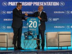 Acqua Sorgesana è il nuovo Back of Shirt Partner del Napoli