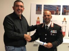 San Felice: il luogotenente Luca Calzolari si congeda
