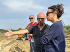 Sopralluogo della neo commissaria all’emergenza e presidente della Regione, Irene Priolo, nel Ravennate, sui cantieri gestiti dall’Agenzia regionale di Protezione civile