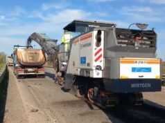 Lavori lungo la strada provinciale 255 Nonantolana