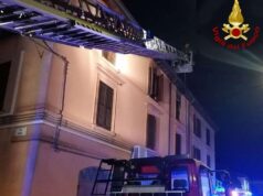 Incendio in appartamento a Mordano