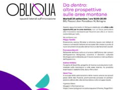 Le sfide e le opportunità per le aree montane al centro del nuovo appuntamento di OBLIQUA, martedì 24 settembre