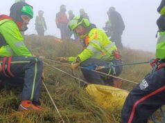 Concluso sull’Appennino Tosco-Emiliano il recupero delle tre vittime dell’incidente aereo