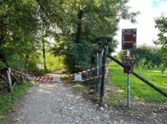 Un ordigno bellico rinvenuto lungo il greto del fiume a Vignola