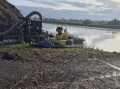 Maltempo, situazione in evoluzione ma sotto controllo nella rete dei canali del Burana