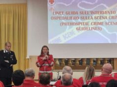 I volontari della Croce Rossa di Novellara a lezione dai carabinieri