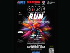 Fino al 10 ottobre sono aperte le iscrizioni on line per la Color Run di domenica 13 ottobre che si terrà a Castelfranco