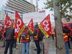 Fiom Cgil Modena alla manifestazione della Cgt a Parigi per il rilancio del settore automotive
