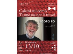 Domenica 13 ottobre Jacopo Fo a Castelnovo per un’anteprima della stagione del Teatro Bismantova