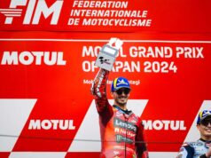 Bagnaia ed il Ducati Lenovo Team conquistano la vittoria in gara a Motegi